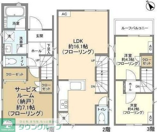 Kolet府中白糸台#03の物件間取画像